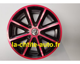 jante alu GTI aixam noir / rouge