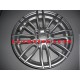 JANTE ALU A 16 BRANCHES 14'' SANS PNEU